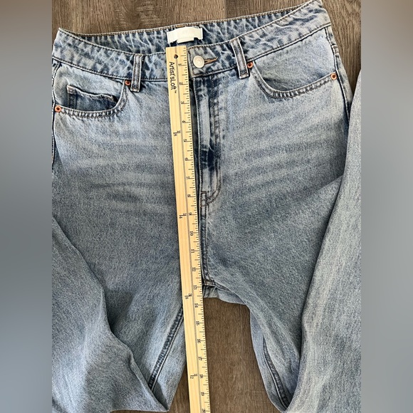 H&M Wide High Waist Jeans | Women’s | Size: 8 | Color: Blue - Picture 9 of 16